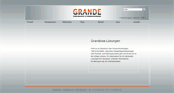 Desktop Screenshot of grande.ch